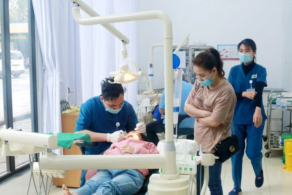 The patient was examined at Hanoi Medical University Hospital.